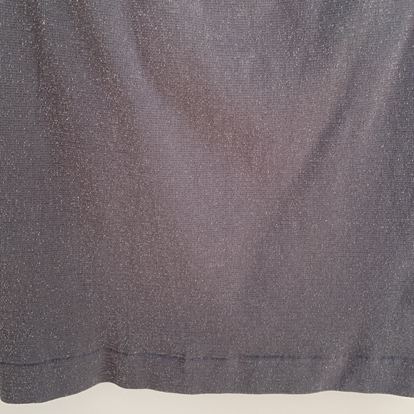 Intimately Free People Seamless Sparkle Tube Top Grey Metallic Shimmer - Picture 5 of 7